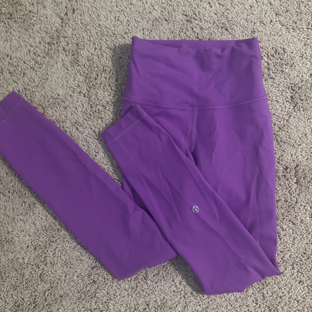 Lululemon Purple Wunder Under Leggings